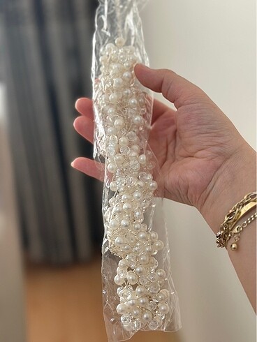 İncili gelin tacı - Görsel 2