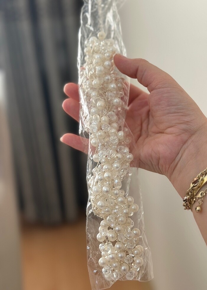 İncili gelin tacı - Görsel 2