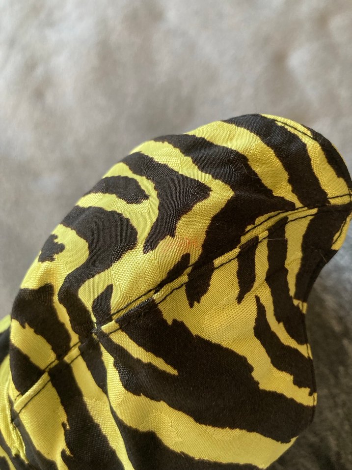 Sarı Zebra Desenli Askılı Büstiyer - Görsel 2