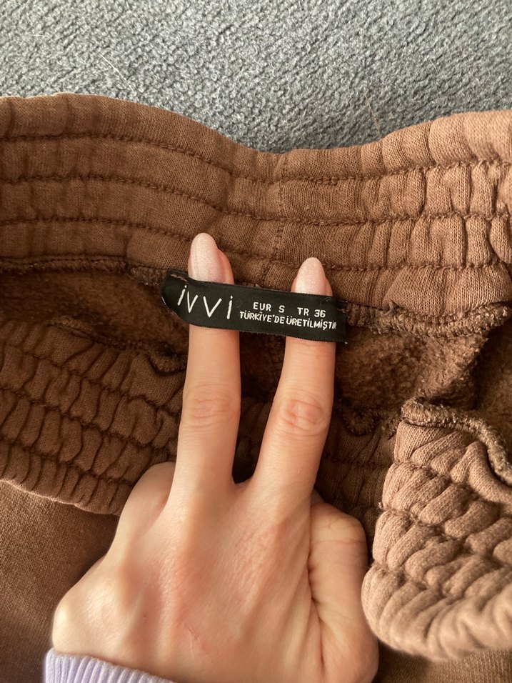 Kahverengi Kadın Eşofman Takım - Görsel 2