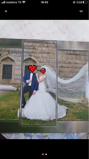 Balık model gelinlik