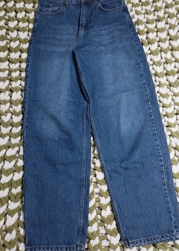 yüksek bel baggy pantolon - Görsel 2