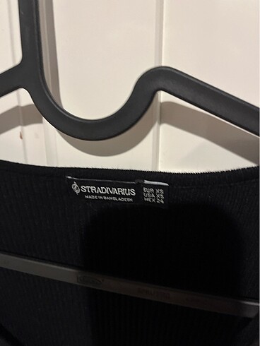 xs Beden Stradivarius siyah mini elbise