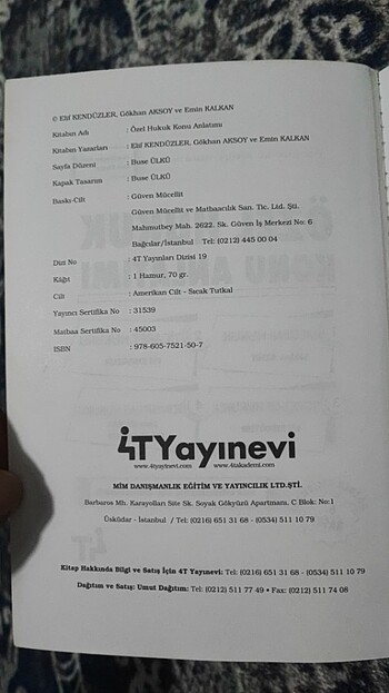  Özel hukuk konu anlatım 4t yayınevi