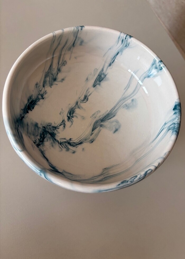 Seramik kedi mama ve su kabı - Görsel 2