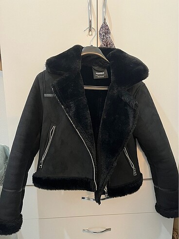 Pull&Bear Siyah Biker Ceket