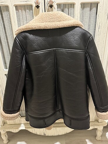 Stradivarius Stradivarius kürklü biker ceket