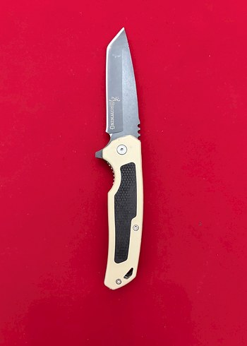 Diğer ORJİNAL BROWNING TANTO MODEL KAYMAZ KAUÇUK KABZE CEP ÇAKISI