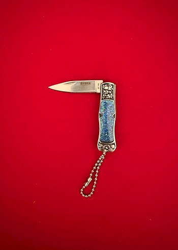 BERFA SEDEF KABZE GRAVÜR İŞLEMELİ KOLEKSİYONLUK MİNİ ÇAKI - Görsel 5