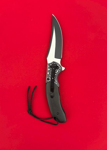 HABS BUGS HANÇER MODEL GRAVÜR İŞLEMELİ MAUN KABZE ÇAKI - Görsel 3