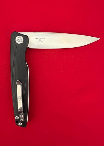 HABS BUGS Gİ 10 KABZE D2 ÇELİK YARI OTAMATİK FOSFORLU ÇAKI - Görsel 7