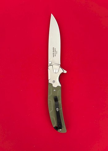 HAPS BUGS Hİ 10 KABZE D2 ÇELİK BÜYÜK BOY YARI OTAMATİK ÇAKI - Görsel 3