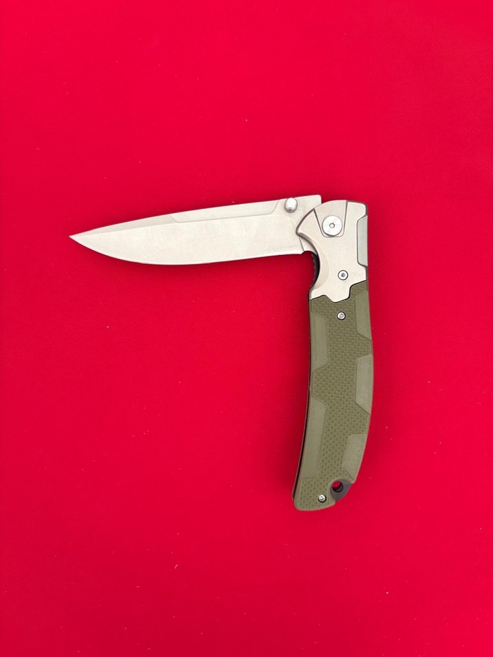 HAPS BUGS Hİ 10 KABZE D2 ÇELİK BÜYÜK BOY YARI OTAMATİK ÇAKI - Görsel 4