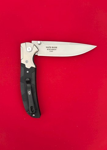 HABS BUGS Gİ 10 KABZE BÜYÜK BOY D2 ÇELİK YARI OTAMATİK ÇAKI - Görsel 5