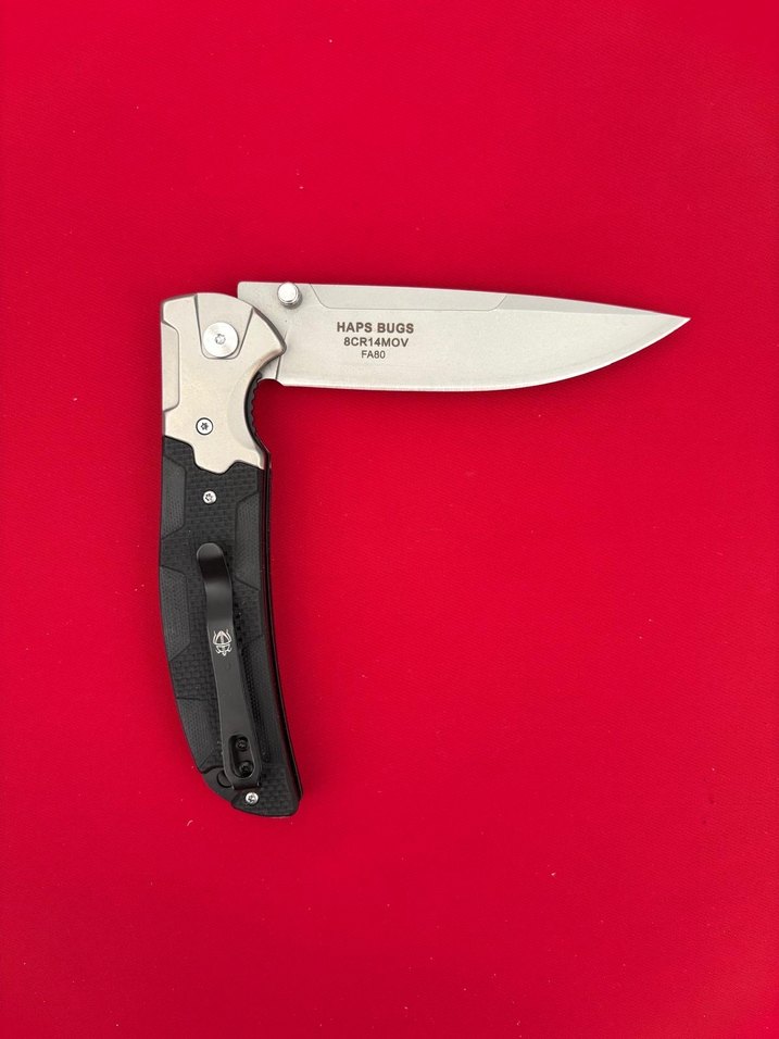 HABS BUGS Gİ 10 KABZE BÜYÜK BOY D2 ÇELİK YARI OTAMATİK ÇAKI - Görsel 5