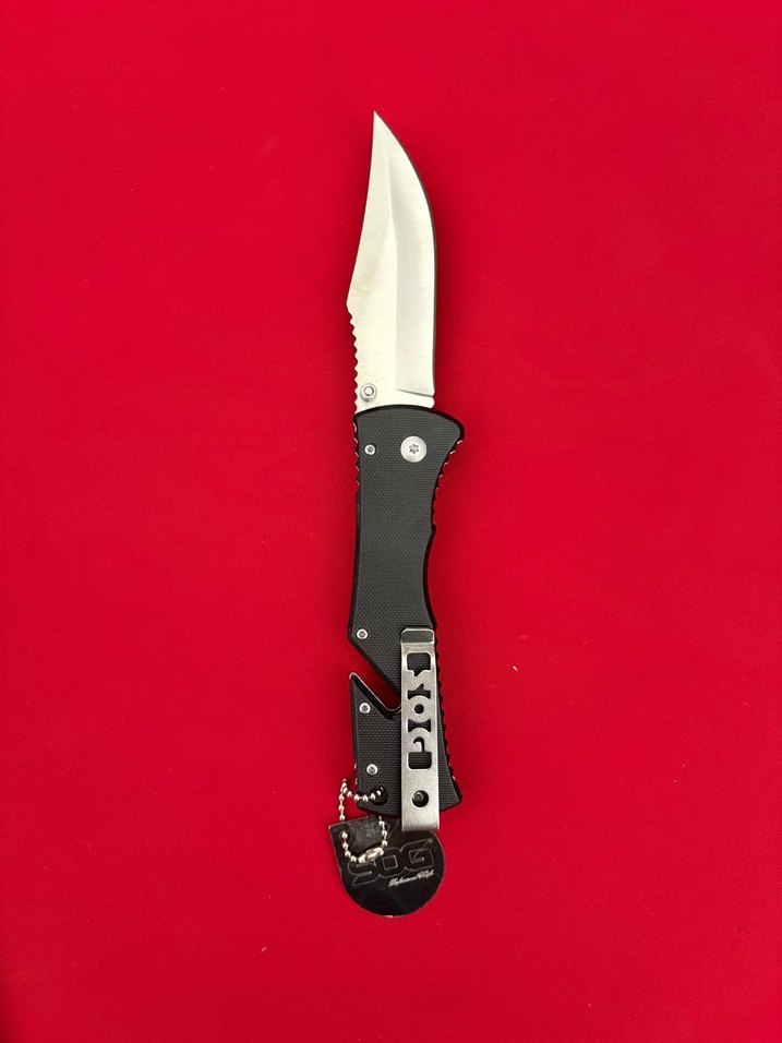 SOG Gİ 10 KABZE DÜĞME KİLİT SİSTEM İP KESME APARATLI CEP ÇAKISI - Görsel 3