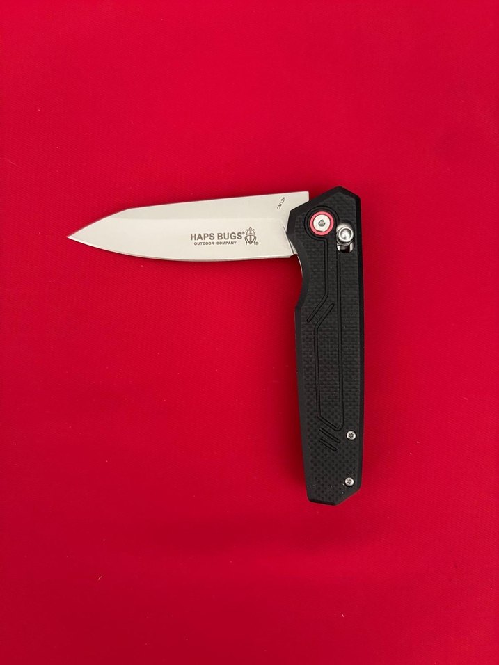 HAPS BUGS Gİ 10 KABZE DÜĞME KİLİT SİSTEMLİ FOSFORLU ÇAKI - Görsel 5