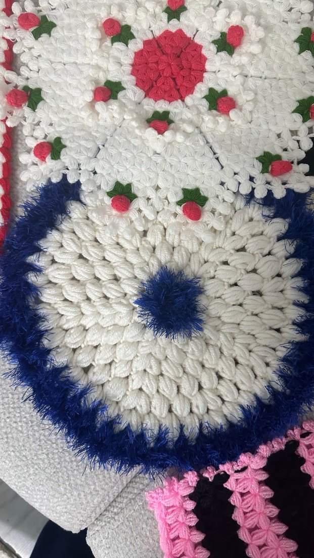 Renkli Örgü Banyo Süngerleri - Görsel 4