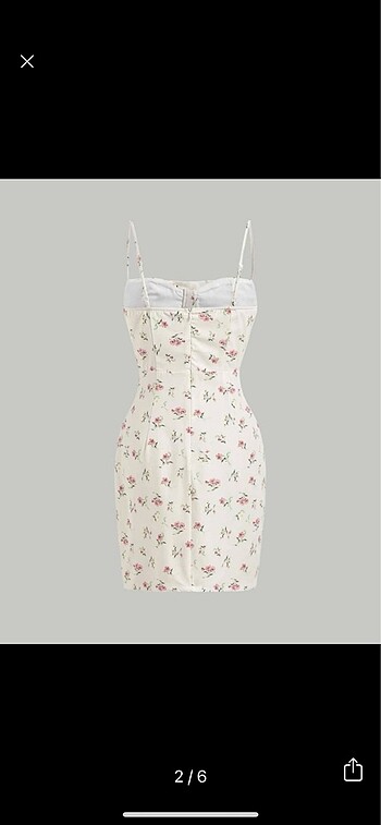 Sheinside BOHO BÜSTİYER ELBİSE