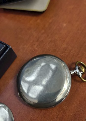  Beden beyaz Renk Diger Vintage Erkek Cep Saati Bej