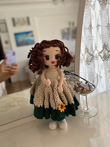 Özel el işlemesi amirgrumi bebek