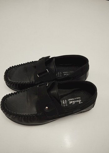 Erkek Çocuk Siyah Tokalı Loafer Ayakkabı - Görsel 2