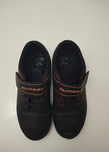 Siyah Erkek Çocuk Spor Ayakkabı Velcro - Görsel 2