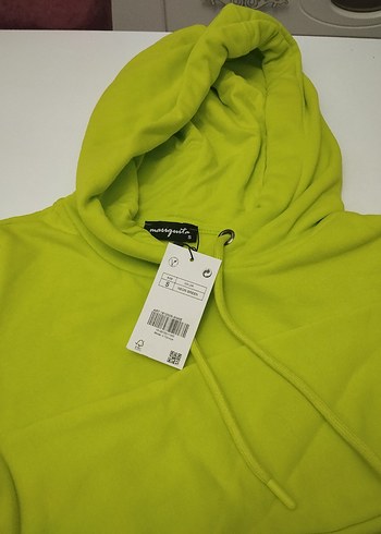 Sarı Kapüşonlu Kız Sweatshirt ve Eşofman Takımı - Görsel 2