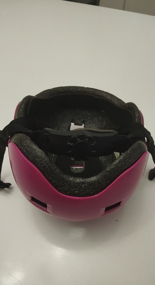 Pembe Biker Stili Motosiklet Kaskı - Görsel 3