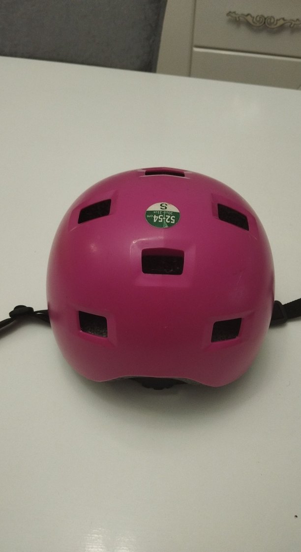 Pembe Biker Stili Motosiklet Kaskı - Görsel 2