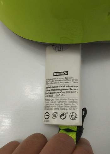 Yeşil Velcro Kayışlı Motosiklet Kaskı 2XS - Görsel 2