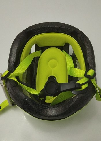 Yeşil Velcro Kayışlı Motosiklet Kaskı 2XS - Görsel 3