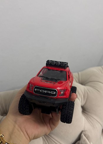 Işıklı Müzikli Kırmızı Off-Road Oyuncak Araba - Görsel 3