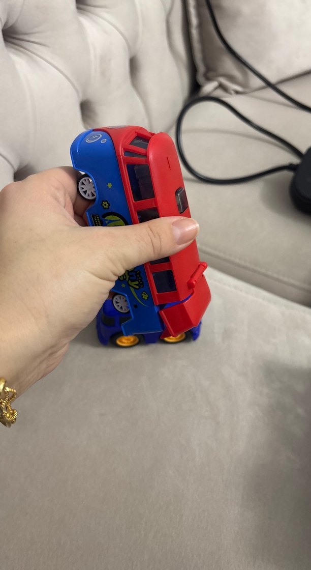 Renkli Oyuncak Minibüs ve Araba Seti - Görsel 4