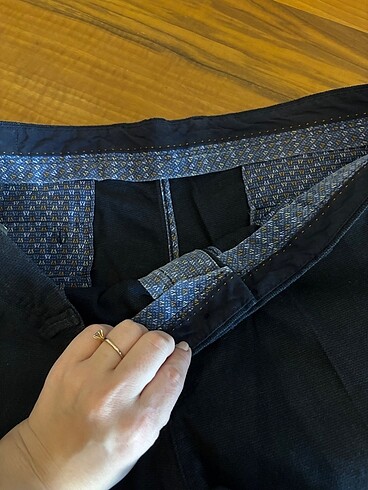 Süvari keten pantolon - Görsel 4