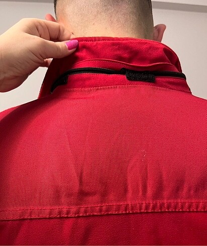 Kırmızı erkek mont - Görsel 2