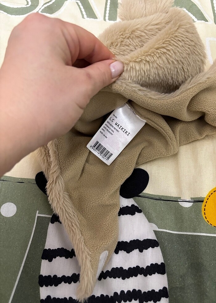 Ayıcık figürlü erkek bebek bere - Görsel 4