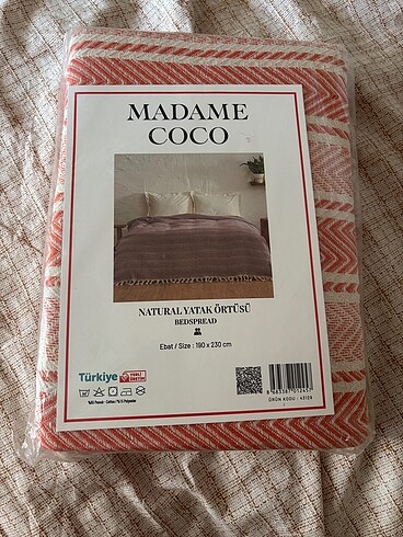 Madame coco yatak örtüsü