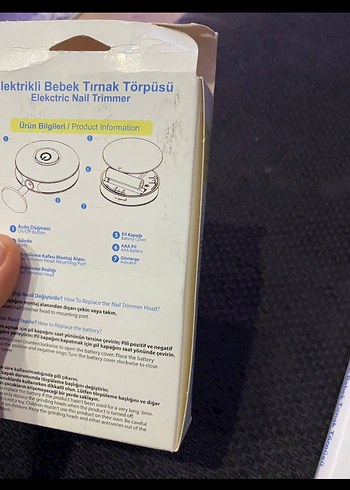 Elektrikli Bebek Tırnak Törpüsü Turkuaz - Görsel 3