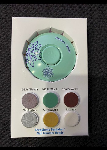 Elektrikli Bebek Tırnak Törpüsü Turkuaz - Görsel 2