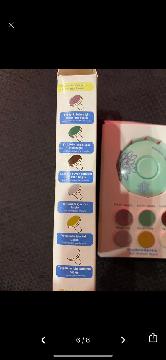 Elektrikli Bebek Tırnak Törpüsü Turkuaz - Görsel 4