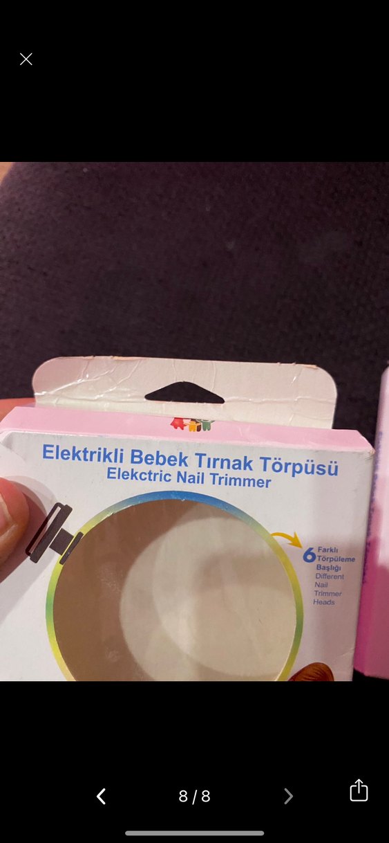 Elektrikli Bebek Tırnak Törpüsü Turkuaz - Görsel 5
