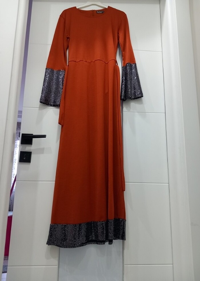 Uzun elbise - Görsel 4