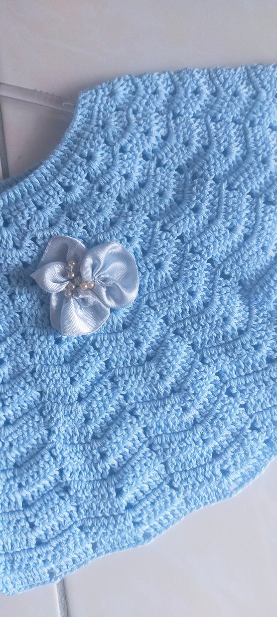 Kız Çocuk bolero el örgüsü - Görsel 3