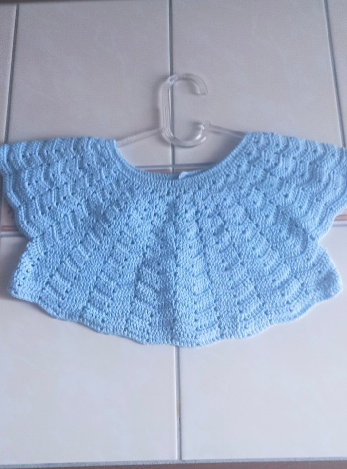 Kız Çocuk bolero el örgüsü - Görsel 2