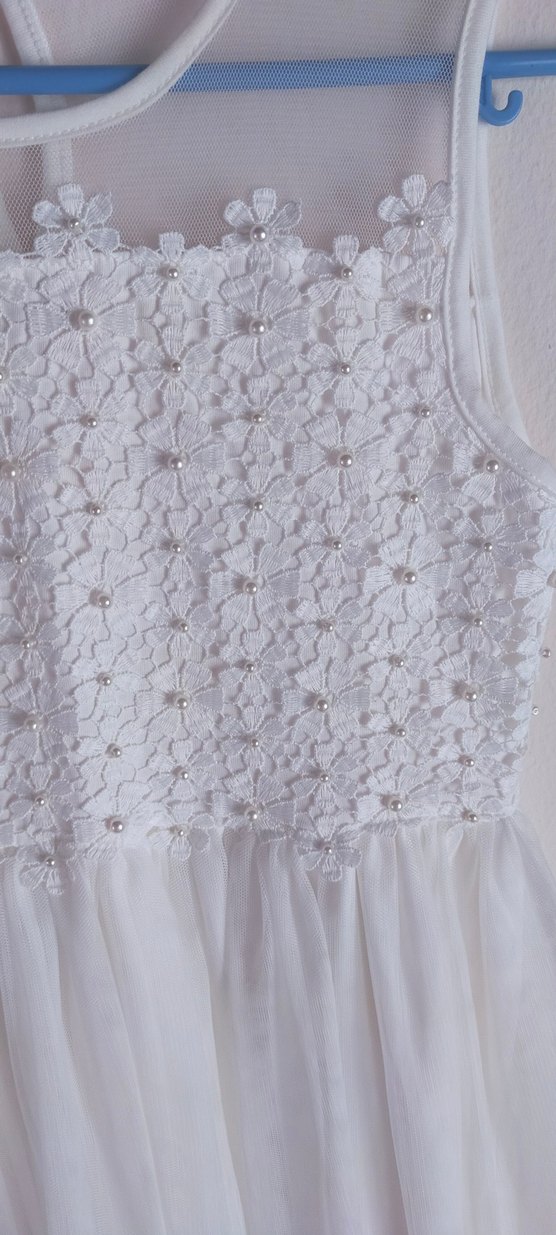 Kız çocuk abiye incili gelinlik 23 Nisan elbise Lcw - Görsel 3