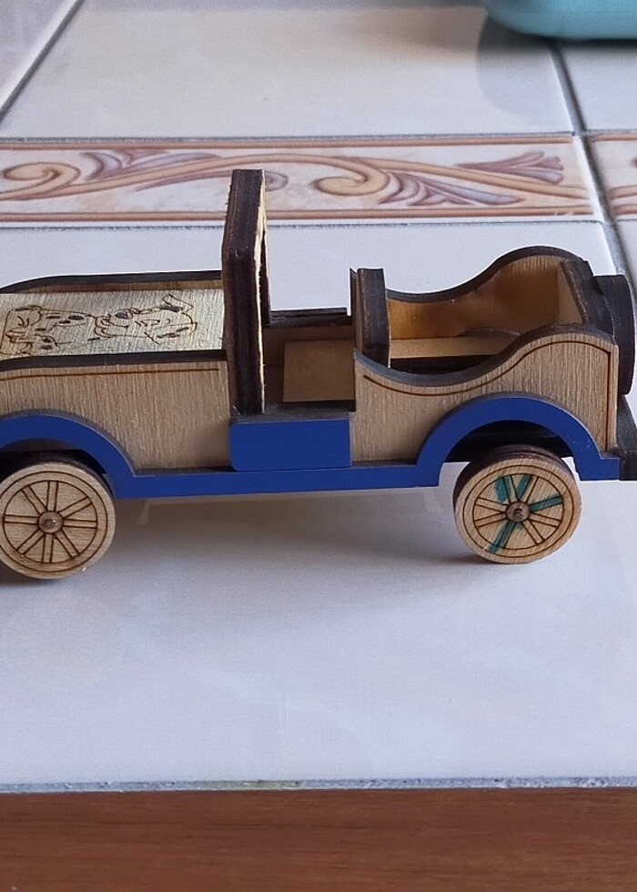 Tahta araba - Görsel 5