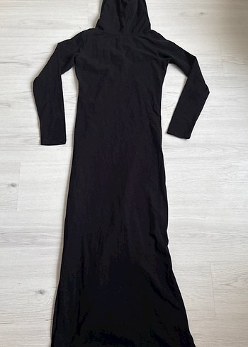 m Beden Siyah Gotik Uzun Elbise