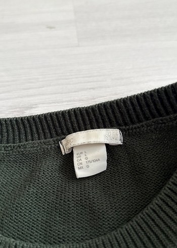 H&M Haki Örgü Kazak