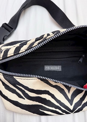 Beden Primark Zebra Desenli Bel Çantası